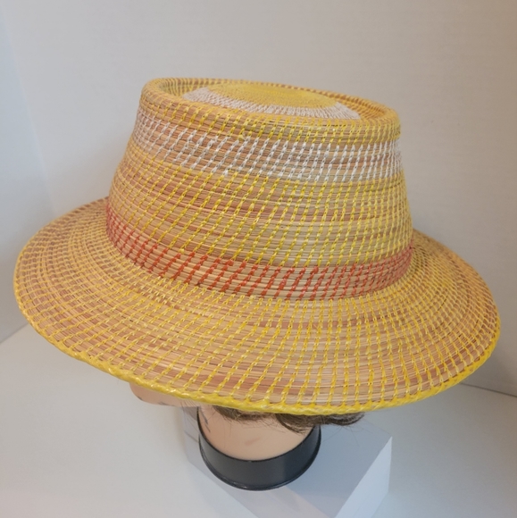 Vintage Accessories Vintage Straw Bucket Hat Poshmark